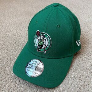 New Era Boston Celtics 39THIRTY Team Colors Stretch Fit Hat Cap Small-Medium NWT